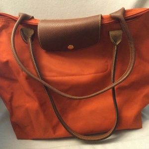 Longchamp tote bag burnt orange